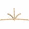 Ekena Millwork Davenport Rough Sawn Timber Gable Bracket, Douglas Fir, 108"W x 68"H x 4"D x 4"F, 15/12 Pitch GBW108X68X0404DAV00RDF - alternate 3